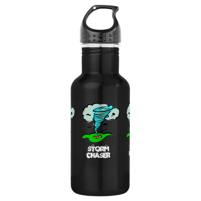 Storm Chaser Tornado Twister 532 Ml Water Bottle (Front)