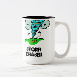 Storm Chaser Tornado Twister Two-Tone Coffee Mug