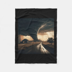 Storm Chaser Tornado Twister Weather Meteorologist Fleece Blanket
