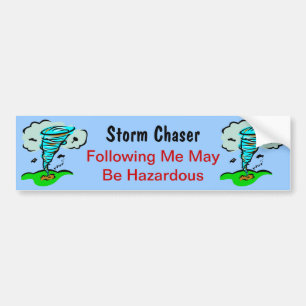 Storm Chaser Tornado Twister Weather Meteorology Bumper Sticker
