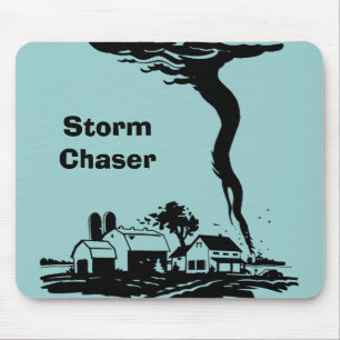 Storm Chaser Tornado Twister Weather Meteorology Mouse Mat