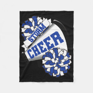 Storm Cheer Ck To School Cheerleading Spirit B Fleece Blanket
