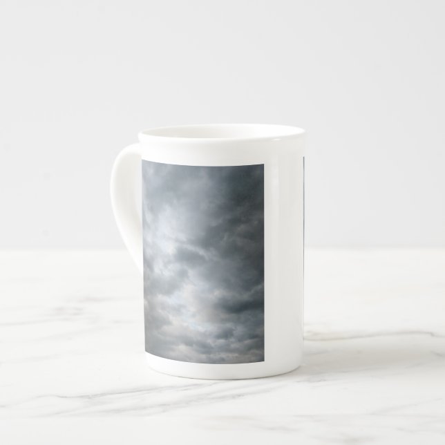 Storm Clouds Breaking Bone China Mug (Front Left)