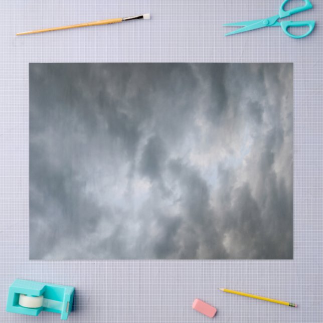 Storm Clouds Breaking Tissue Paper (Craft)