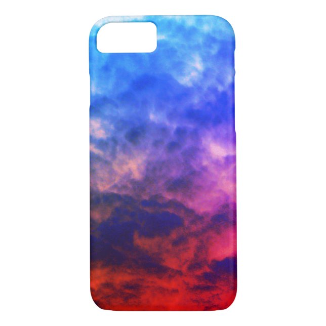 Storm Clouds Bubbling Blue Case-Mate iPhone Case (Back)