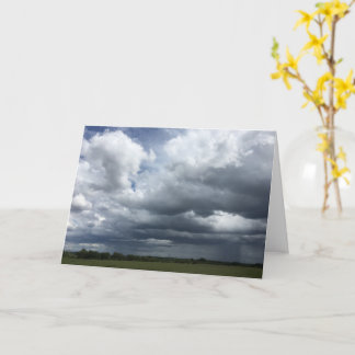 Storm clouds card