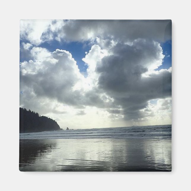 Storm Clouds, Oswald West State Beach, OR Magnet (Front)