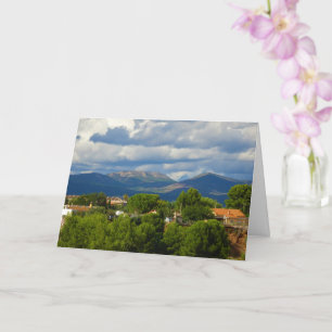 Storm Clouds over Spanish Mountains Card