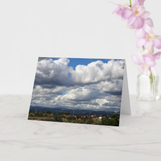 Storm Clouds over Spanish Mountains Card