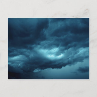 Storm clouds postcard