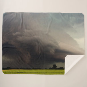 STORM CLOUDS SHERPA BLANKET