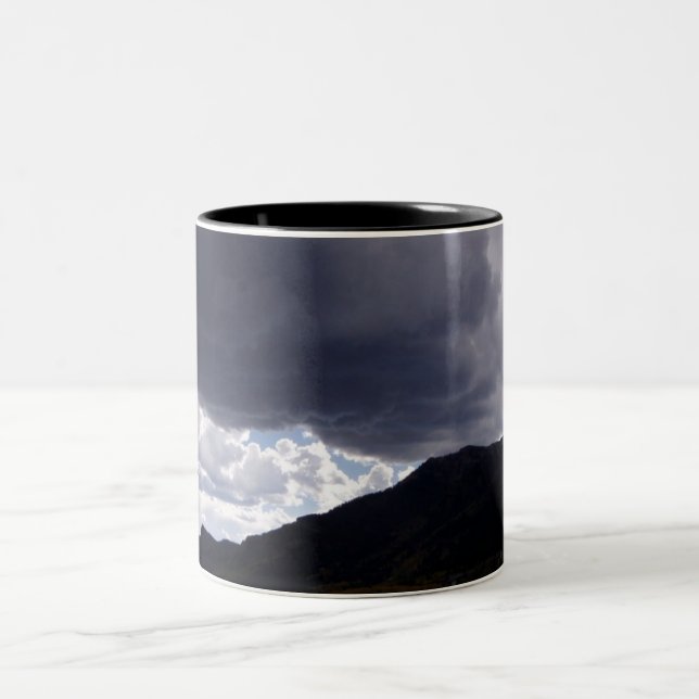 Storm Clouds Two-Tone Coffee Mug (Center)