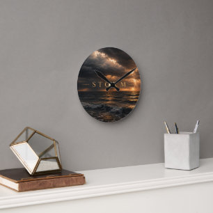 Storm - Deep Waters Round Clock