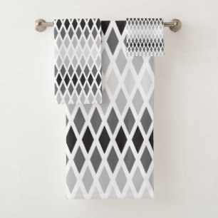 Storm Diamond Ombre Bath Towel Set