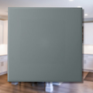 Storm Grey Solid Colour Classic Elegant Tile