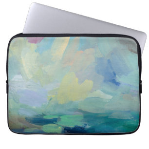 Storm I Abstract Print   Silvia Vassileva Laptop Sleeve