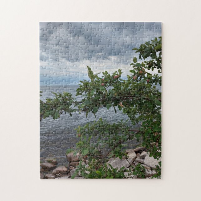 Storm is Coming Apple Tree Lake Puzzle (Vertical)