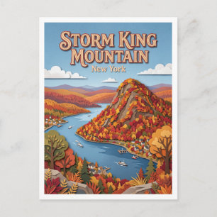 Storm King Mountain Cornwall New York Postcard