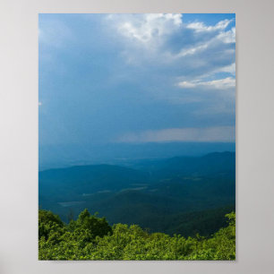 Storm Light Over the Blue Ridge Poster