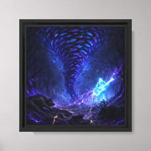 Storm of Souls: The Electric Guitarist vs. the Voi Canvas Print