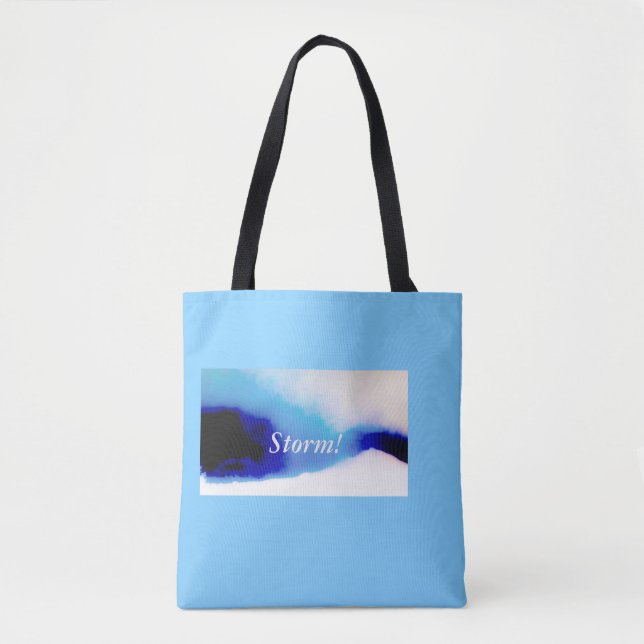 Storm on the Mountain Tote Bag (Front)