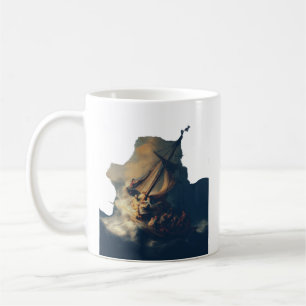 Storm on the Sea of Galilee by Rembrandt Art Coffee Mug