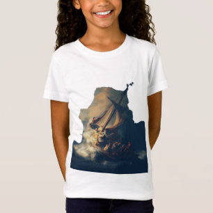 Storm on the Sea of Galilee by Rembrandt Art T-Shirt