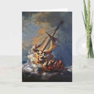 Storm on the Sea of Galilee Card