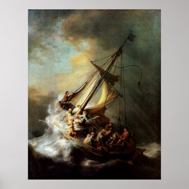 Storm on the Sea of Galilee Poster (Front)