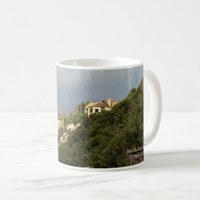 Storm Over Grand Canyon North Rim Lodge Coffee Mug (Front Right)