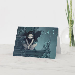 "Storm over Notre Dame" Greeting Card