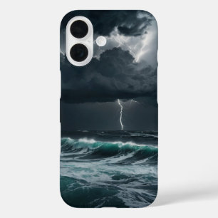 Storm Over the Sea iPhone 16 Case