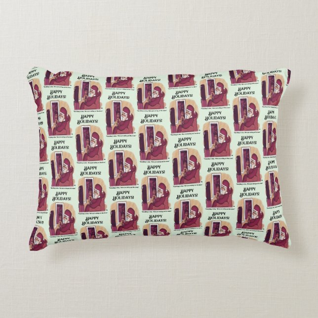 Storm Pastel Green Accent Pillow (Front)