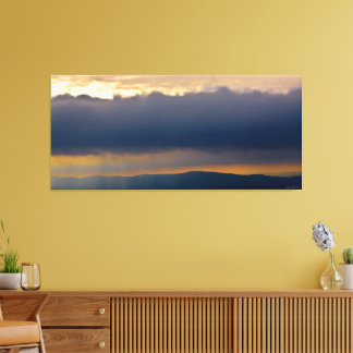 Storm Shelf Cloud Hot Springs National Park AR Canvas Print