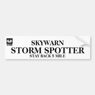 Storm Spotter - 5 Miles Bumper Sticker