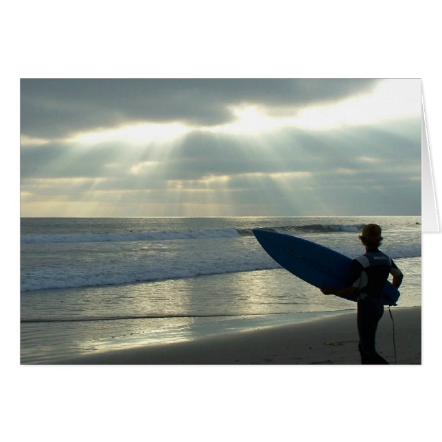 Storm Sunset Card (Front Horizontal)