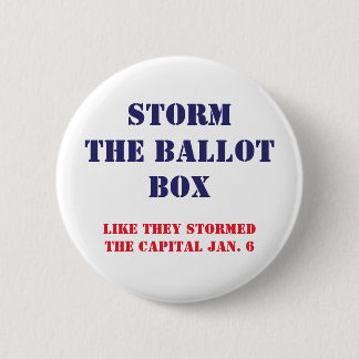 Storm the Ballot Box Pin