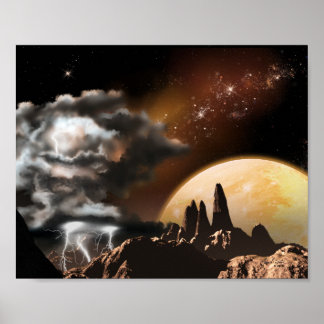Storm View (10x8) Poster