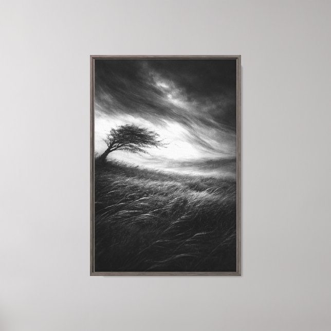Storm Whisper Tree Canvas Print (Front)