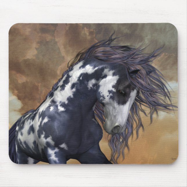Storm .. Wild Horse Mouse Mat (Front)