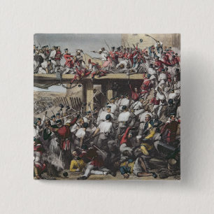 Storming of Delhi 15 Cm Square Badge