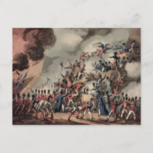 Storming of St. Sebastian, engraved by Thomas Postcard