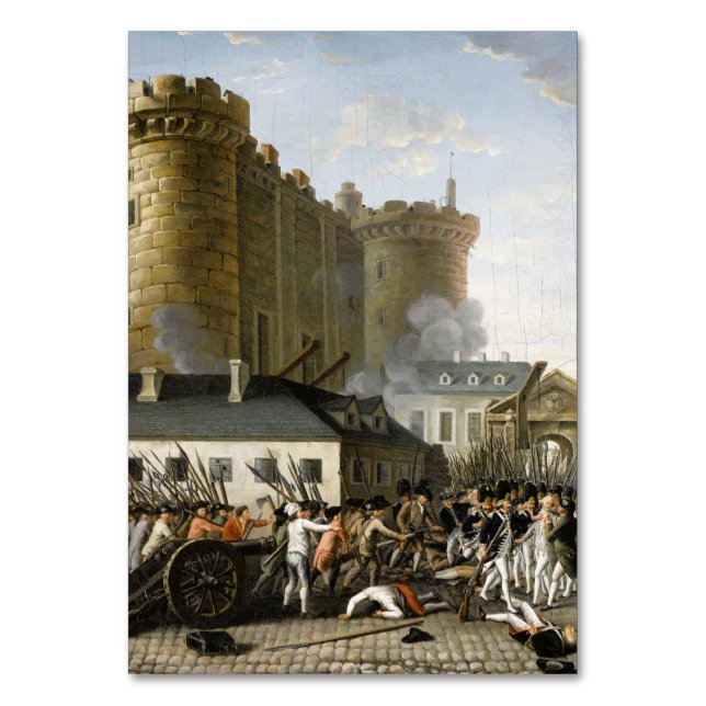 Storming of the Bastille Table Number (Front)