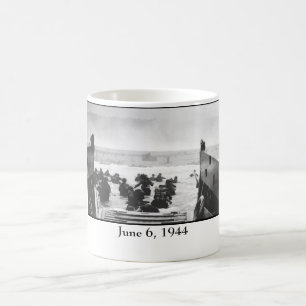 Storming The Beach On D-Day Painting Coffee Mug