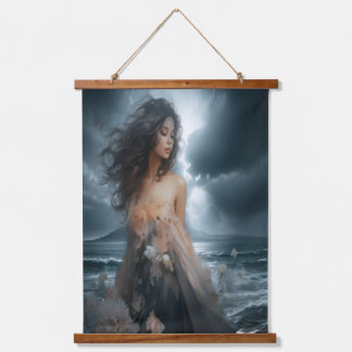 Storm's Ethereal Embrace Hanging Tapestry