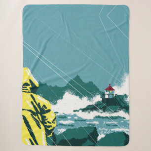 Stormwatch: Island Majesty Sherpa Blanket
