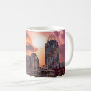 Stormy Cincinnati Great American Ball Park Coffee Mug