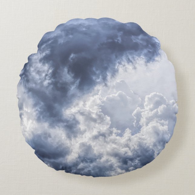 Stormy clouds pillow (Front)