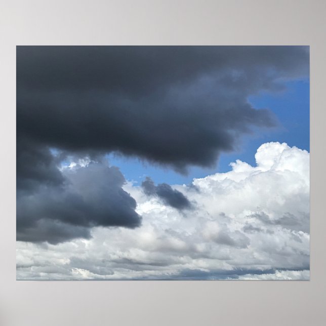 Stormy Clouds Poster (Front)