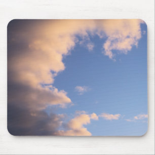 Stormy edges - clouds mouse mat